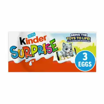 Asda Kinder Surprise Chocolate Egg Multipack 3 Pack offer