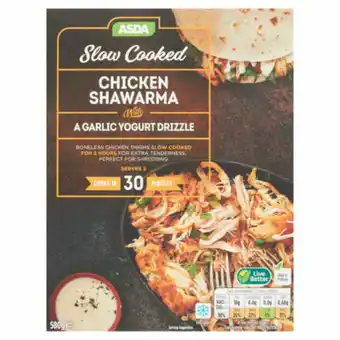 Asda ASDA Slow Cooked Chicken Shawarma offer