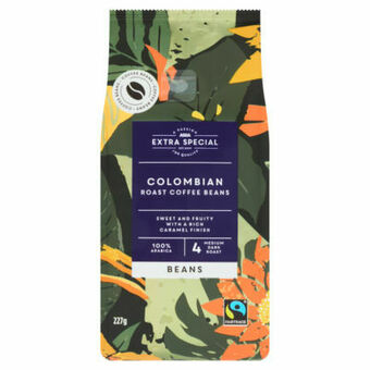 Asda ASDA Extra Special Colombian Fairtrade Coffee Beans offer