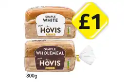 Londis Hovis Simple White, Wholemeal offer