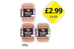 Londis Jack's Sausages Traditional, Cumberland, Lincolnshire offer