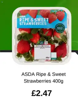 Asda ASDA Ripe & Sweet Strawberries offer