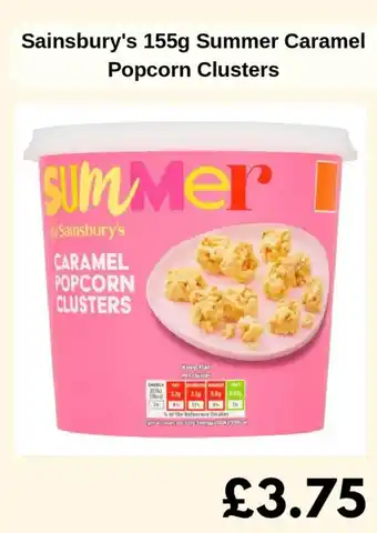 Sainsbury's Summer Caramel Popcorn Clusters