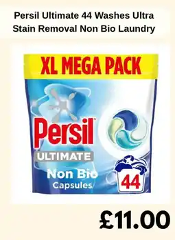 Sainsbury's Persil Ultimate 44 Washes Ultra Stain Removal Non Bio Laundry offer