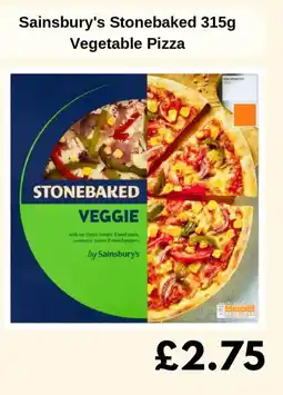 Sainsbury's Sainsbury's Stonebaked Vegetable Pizza offer