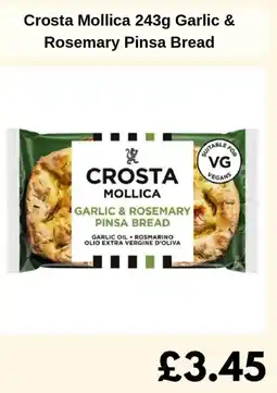 Sainsbury's Crosta Mollica Garlic & Rosemary Pinsa Bread offer