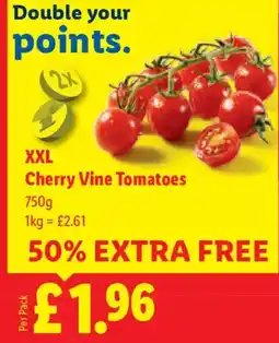 Lidl XXL Cherry Vine Tomatoes offer