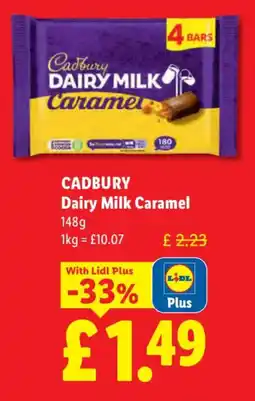 Lidl CADBURY Dairy Milk Caramel offer