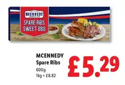 Lidl MCENNEDY Spare Ribs offer