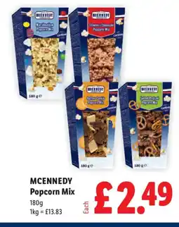 Lidl MCENNEDY Popcorn Mix offer