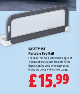 Lidl SAFETY 1ST Portable Bed Rail offer