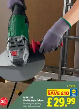 Lidl PARKSIDE 2000W Angle Grinder offer