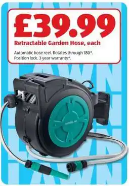 Aldi Retractable Garden Hose offer