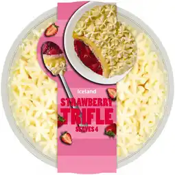 Iceland Iceland Strawberry Trifle 600g offer