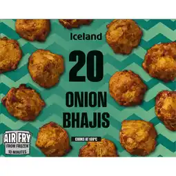 Iceland Iceland 20 (Approx.) Onion Bhajis 300g offer