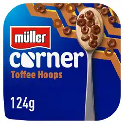Iceland Muller Corner Toffee Yogurt with Chocolate Hoops offer