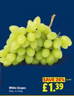 Lidl White Grapes offer
