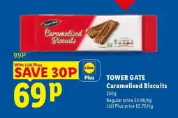 Lidl TOWER GATE Caramelised Biscuits offer