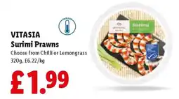 Lidl VITASIA Surimi Prawns offer