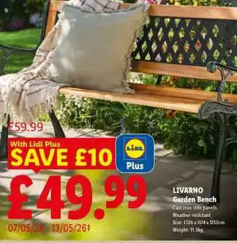 LIVARNO Garden Bench