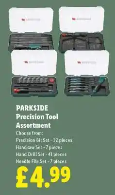 Lidl PARKSIDE Precision Tool Assortment offer