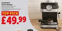 Lidl Silvercrest Espresso Machine offer