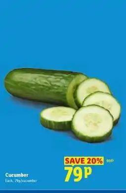 Lidl Cucumber offer