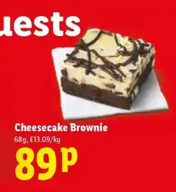 Lidl Cheesecake Brownie offer