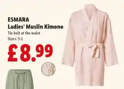 Lidl ESMARA Ladies’ Muslin Kimono offer
