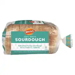 Iceland Irwin's Soft White Sourdough 720g offer