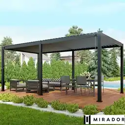 Costco Mirador 10ft x 20ft (3m x 5.9m) Louvered Aluminium Pergola offer