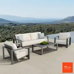 Costco Foremost Milan 4 Piece Deep Seating Patio Set + Cover offer