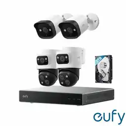 Costco Eufy S4 NVR Security System with 2 x POE Cam S4 Bullet-PTZ Cam & 2 x POE Cam E40 Bullet Cam offer