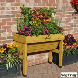 Costco VegTrug Cedar Wood 1m Wall Hugger Planter offer