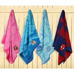 Costco Licensed Character Children's Beach Towel, in 4 Designs offer