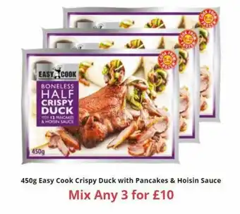 Farmfoods 450g Easy Cook Crispy Duck With Pancakes & Hoision Sauce offer