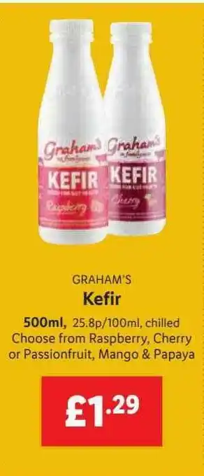 Lidl Graham's Kefir offer