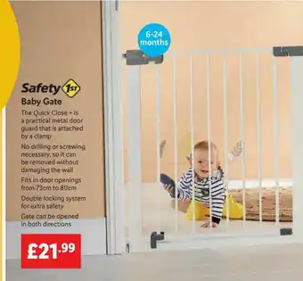 Lidl Safety Baby Gate offer