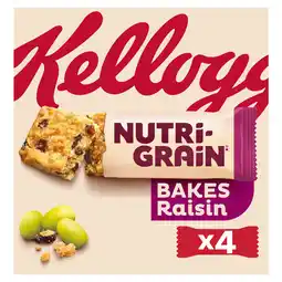 Iceland Kellogg's Nutri-Grain Bakes Raisin Snack Bars 4x45g offer