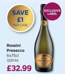 Bestway Rossini Prosecco offer