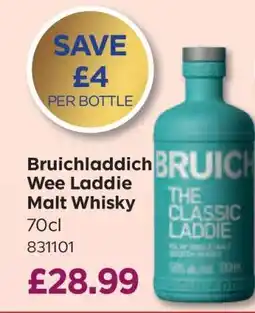 Bestway Bruichladdich Wee Laddie Malt Whisky offer
