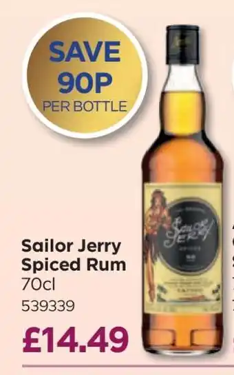 Bestway Sailor Jerry Spiced Rum offer