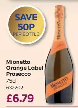 Bestway Mionetto Orange Label Prosecco offer