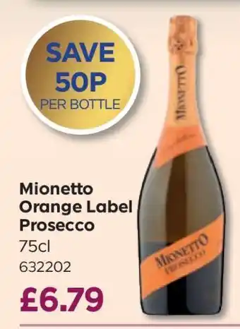 Bestway Mionetto Orange Label Prosecco offer