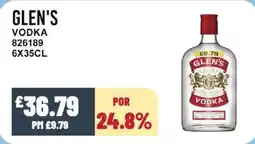 Bestway GLEN'S Vodka offer