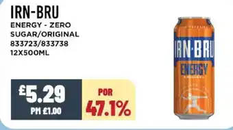 IRN-BRU Energy - zero sugar/original