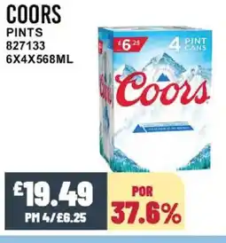 Bestway COORS Pints offer