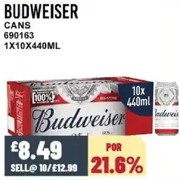 Bestway BUDWEISER Cans offer