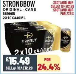 Bestway STRONGBOW Original cans offer