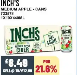 Bestway INCH'S Medium apple - cans offer